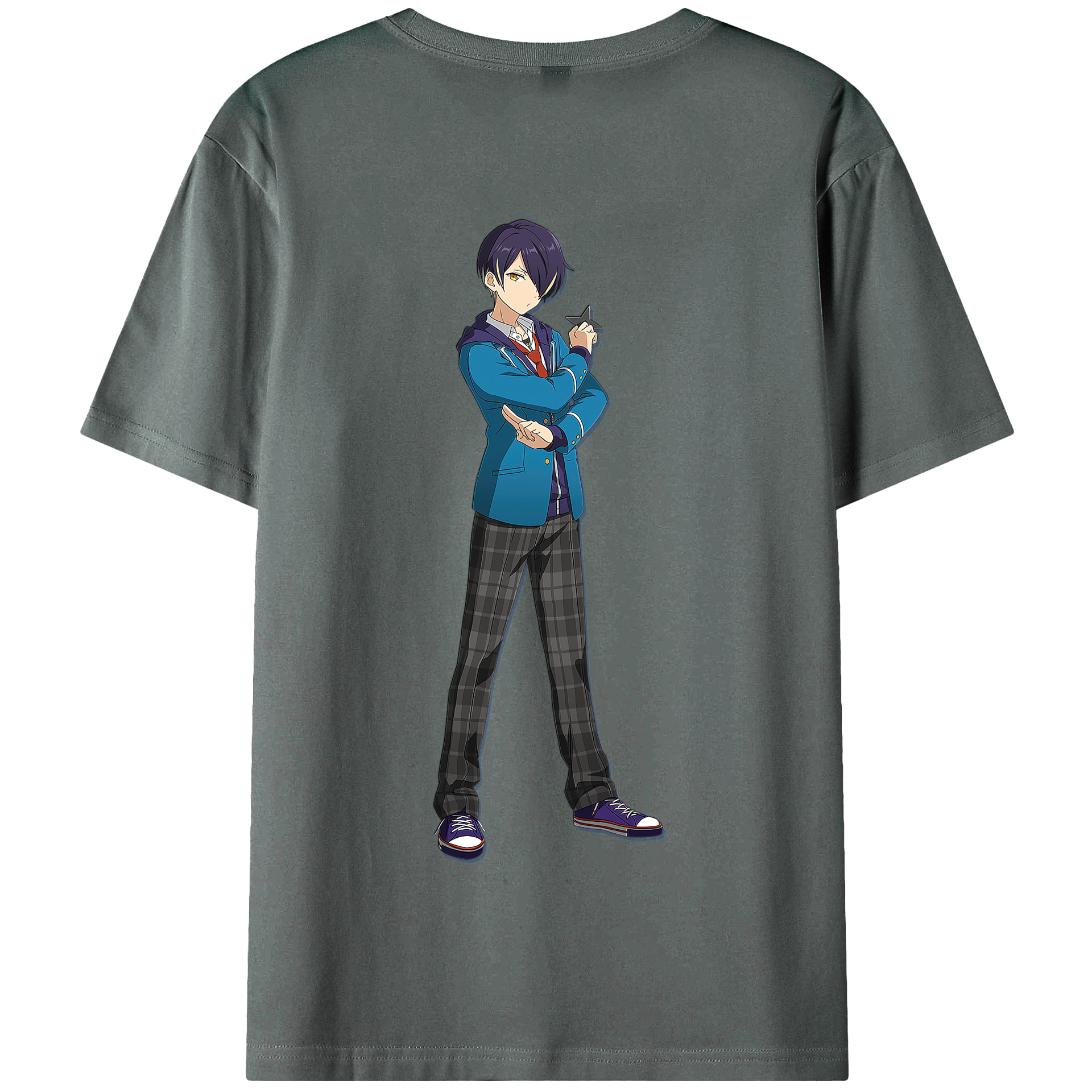 （画像用） あんさんぶるスターズ! Ensemble Stars 綿100％半袖Tシャツ（背面プリント）